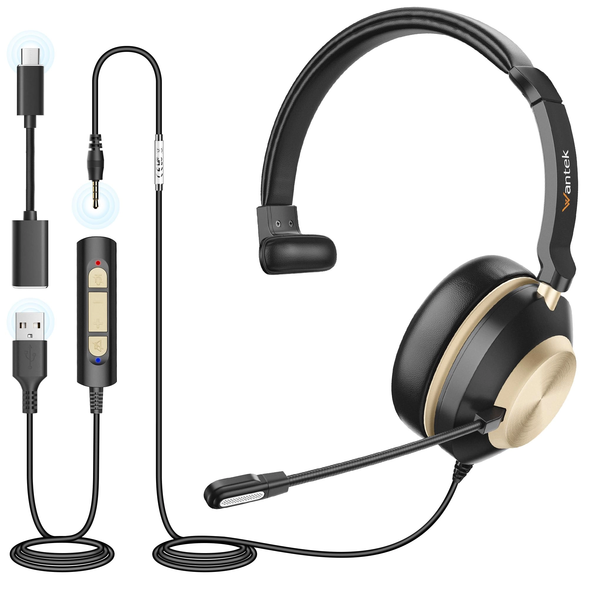600FUSB Wired Headset