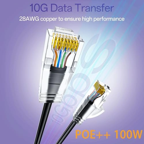 Cat6a Patch Cable - 1ft