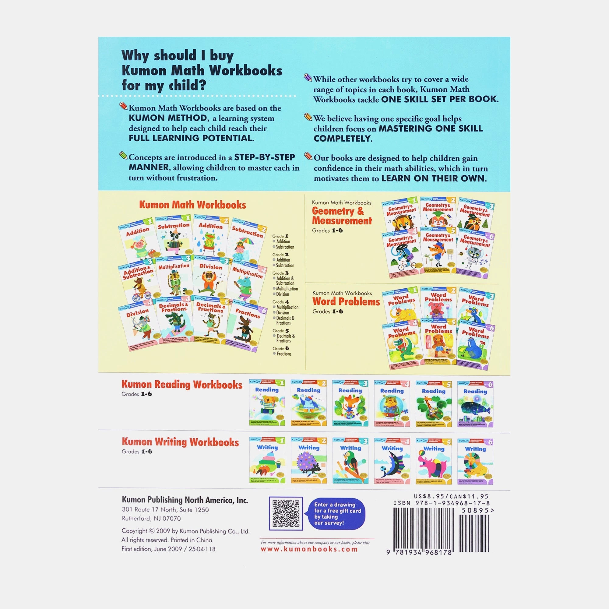 Geometry & Measurement (Kumon Math Workbooks, Grade 1)