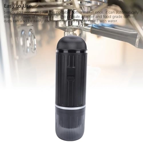 Compact Portable Coffee Machine - 120ml Ground Coffee & Capsules