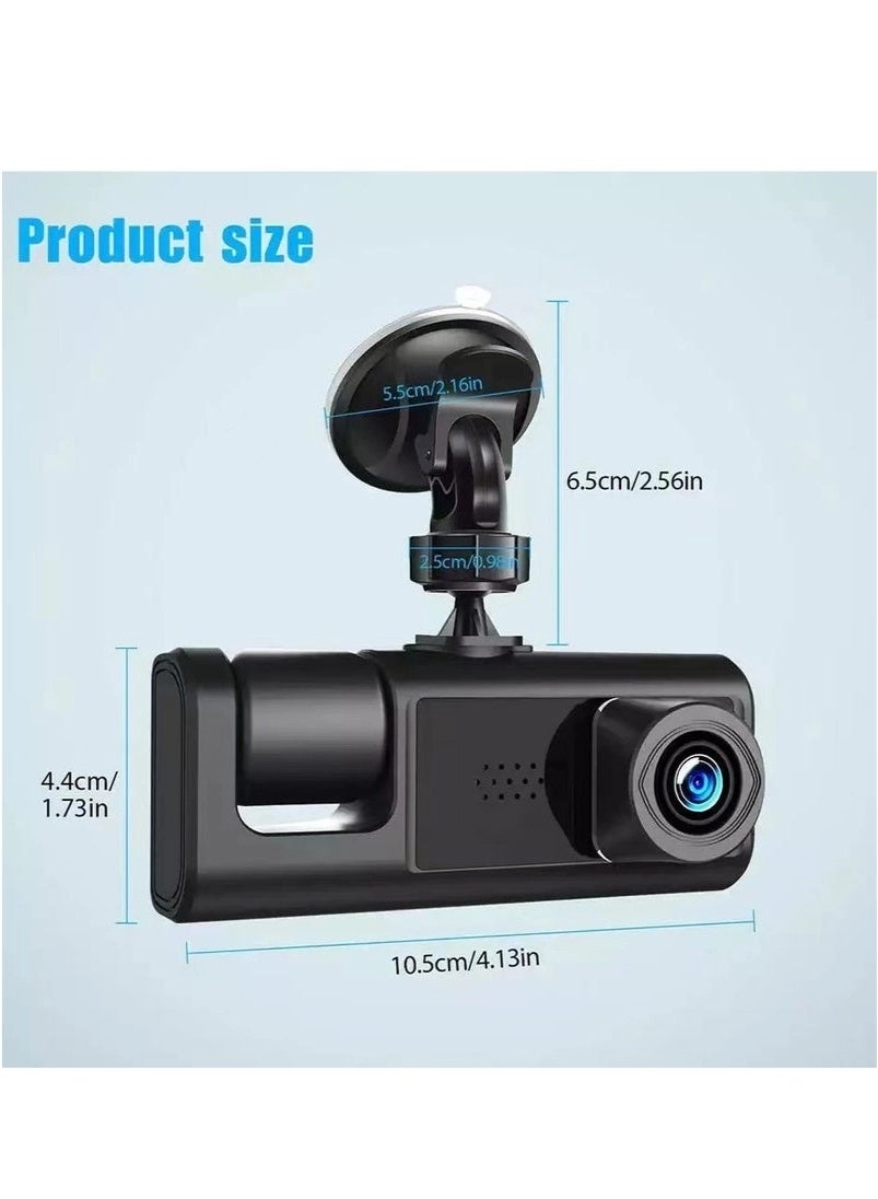Dual Lens Dash Cam - 1080P