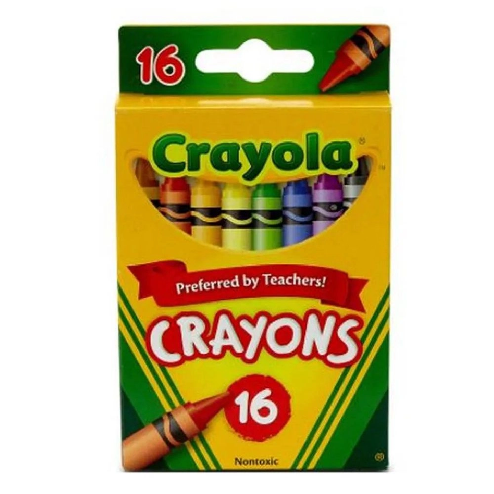 Ultra-Clean Washable Large Crayons - 16 Ct
