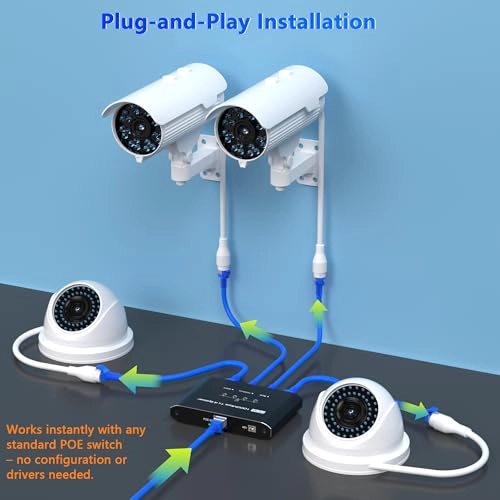 PoE Splitter - 5-58V 30 Watts 5 802.3at/af 1 Gigabits Per Second