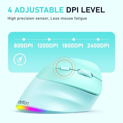 Ergonomic Vertical Mouse - Bluetooth, USB