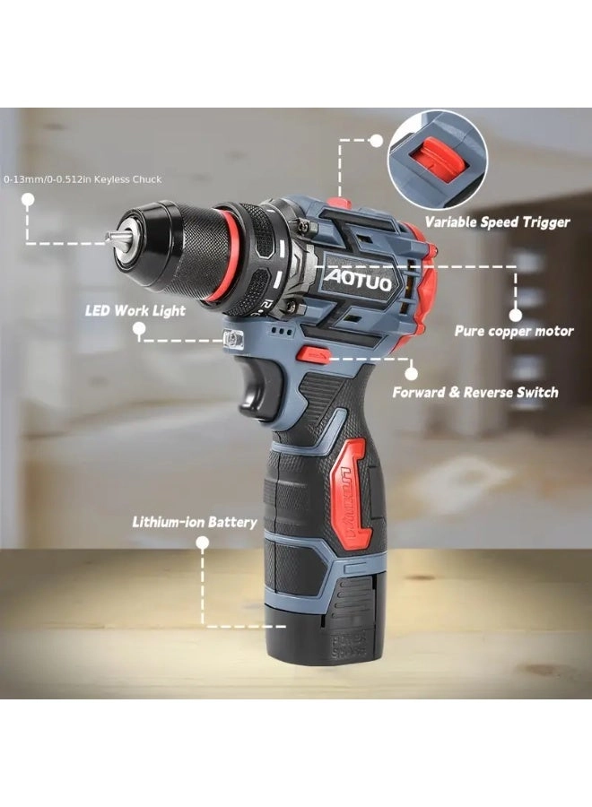 Cordless Drill Set - 4.0Ah 18V