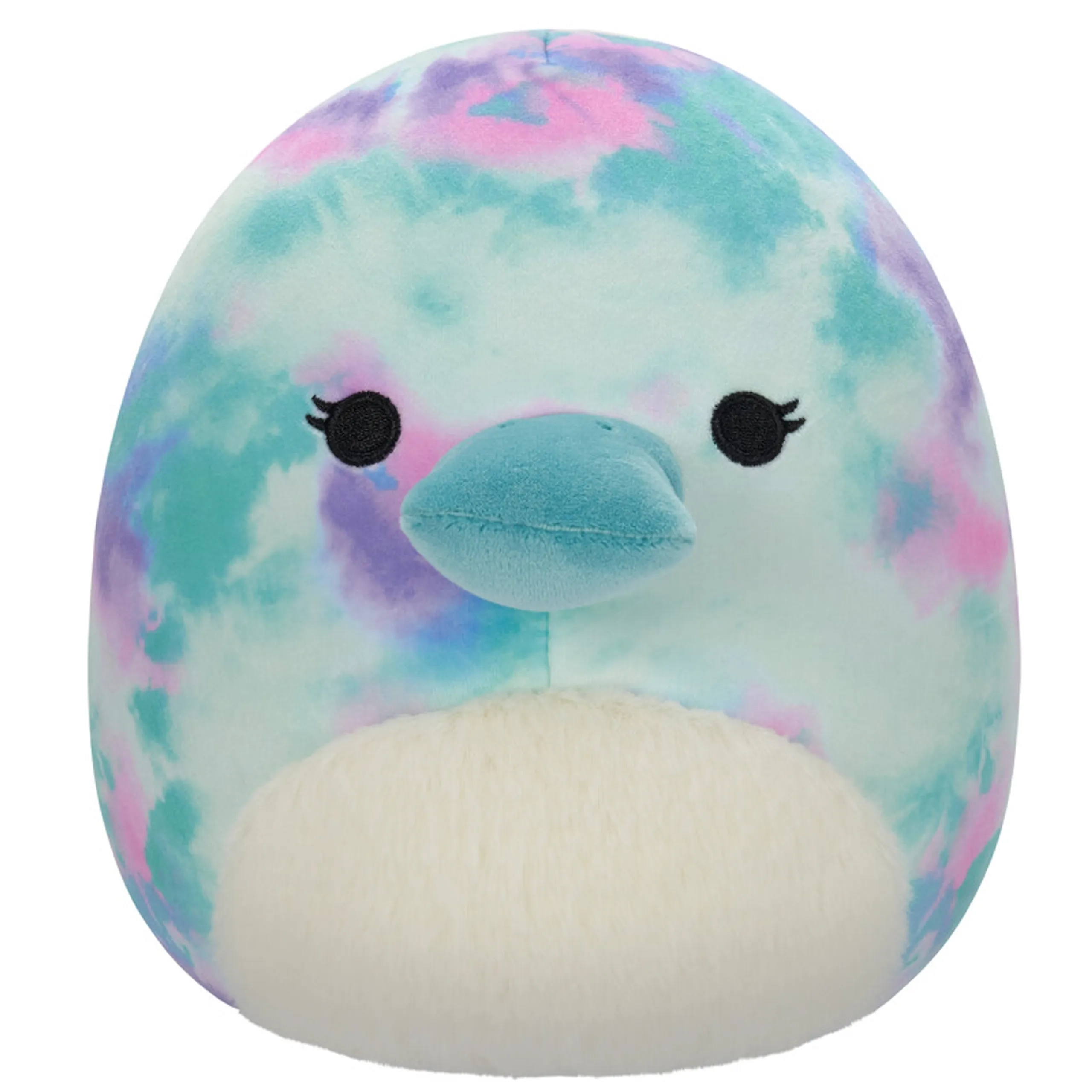 Squishmallows Platypus Brindall Rainbow Tie-Dye 18.03 cm Plush