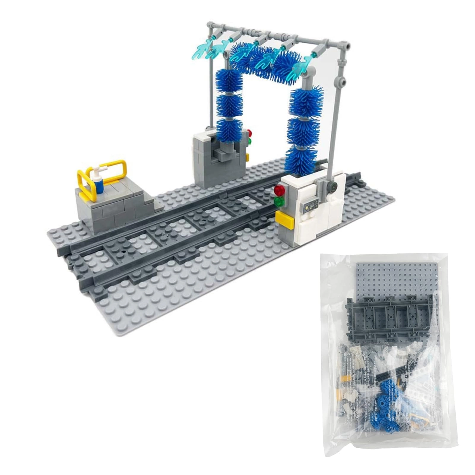 RCmall Railway Model Train Car Wash (MOC)