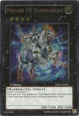 Yu-Gi-Oh! Number 10: Illumiknight PHSW-EN041 - 1st Edition