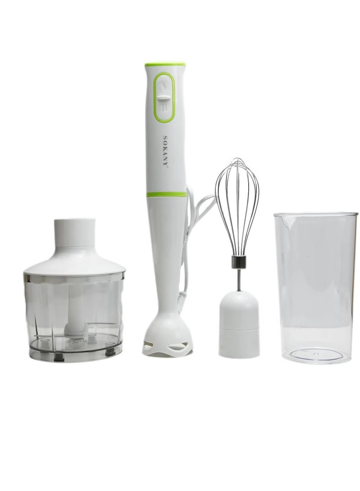 4-in-1 Portable Electric Juicer & Hand Stick Blender - Handheld Smoothie Maker Compact