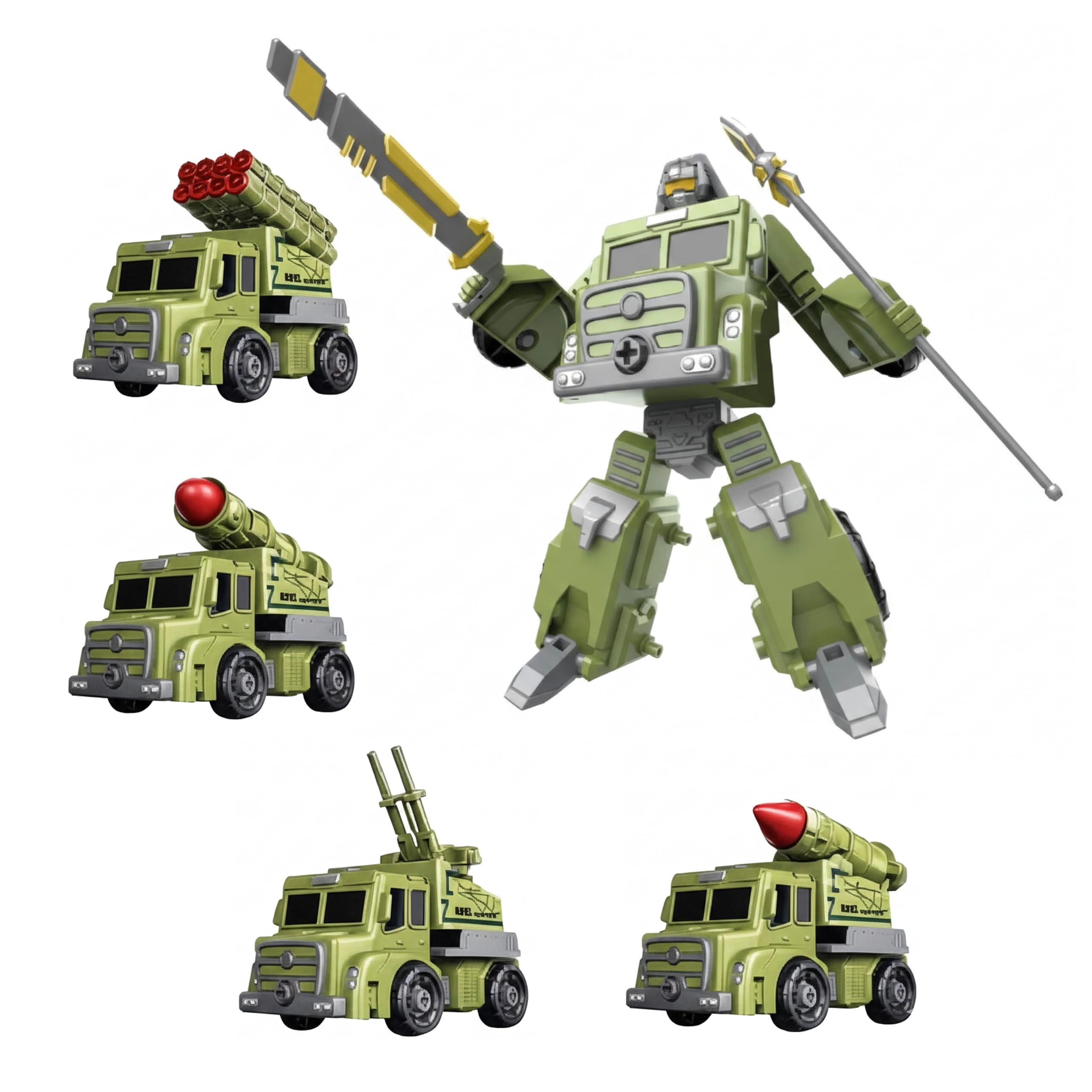 Shantou Lanteng Toys Factory Disassembly Hero - Military Robot 4-IN-1