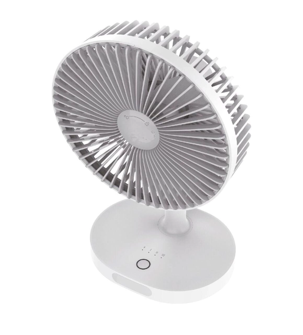 Portable Rechargeable Desk Fan - rechargeable battery