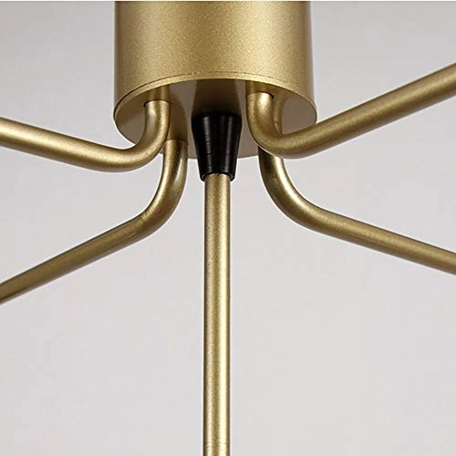 Deflated Shade Chandelier - 13 heads Golden