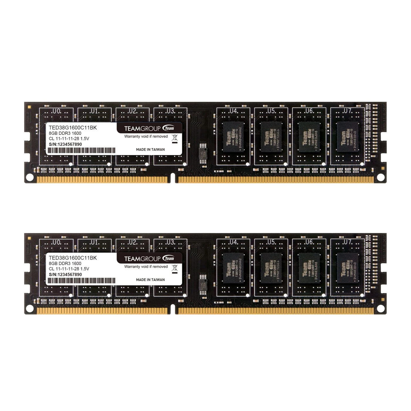 Elite DDR3 - 16GB 1600MHz 240 Pin