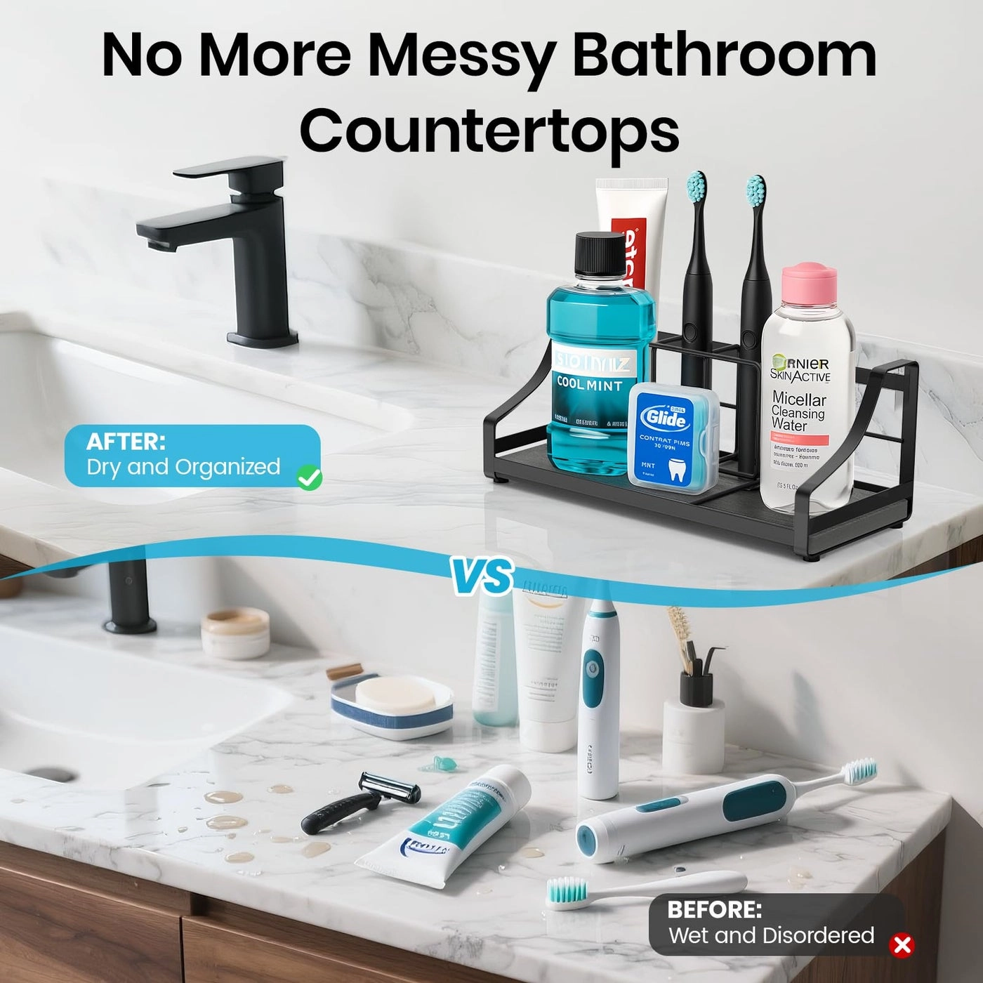Toothbrush Holder - Bathroom Countertop 5