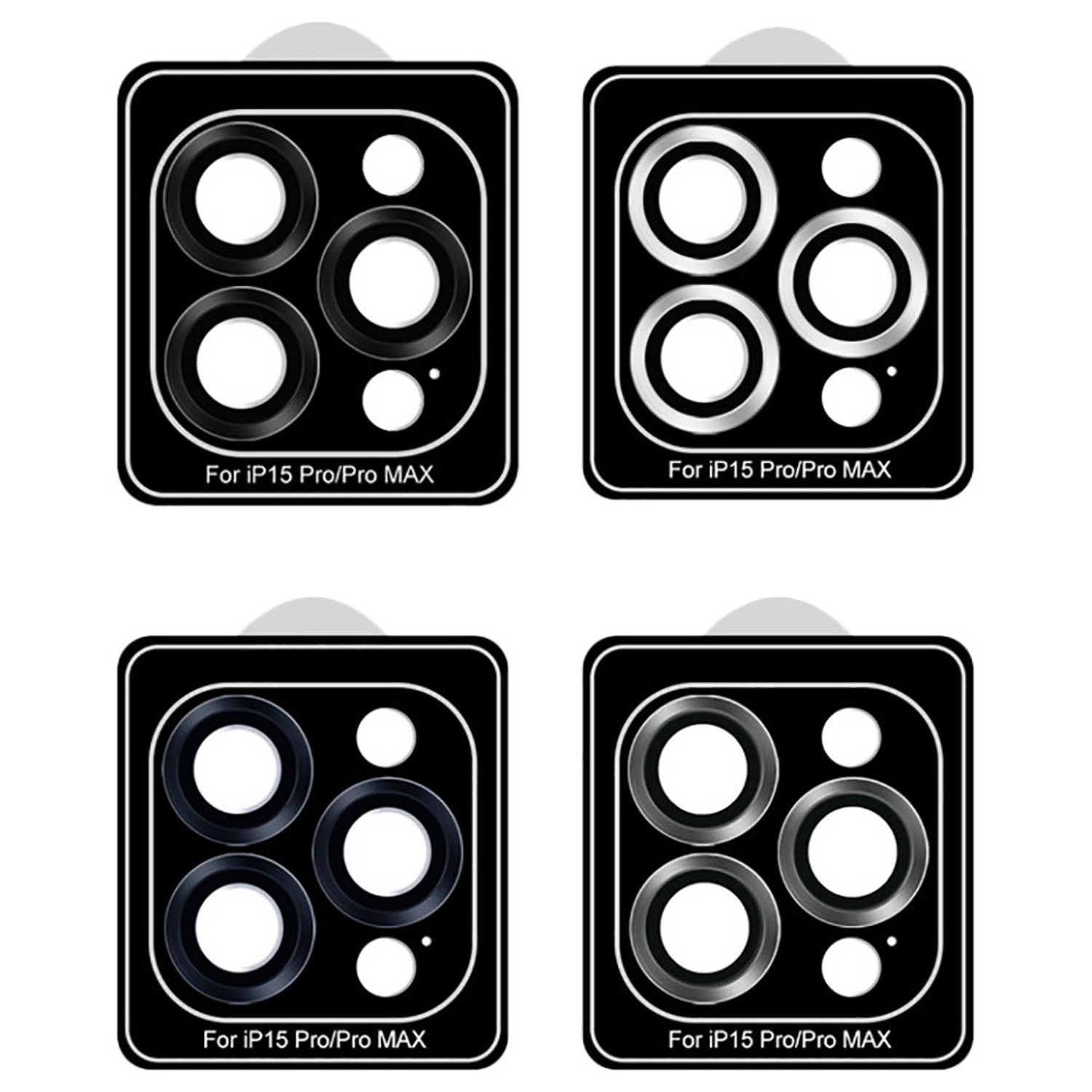 Clear Anti-Fingerprint Camera Lens Protector for iPhone 16 Pro