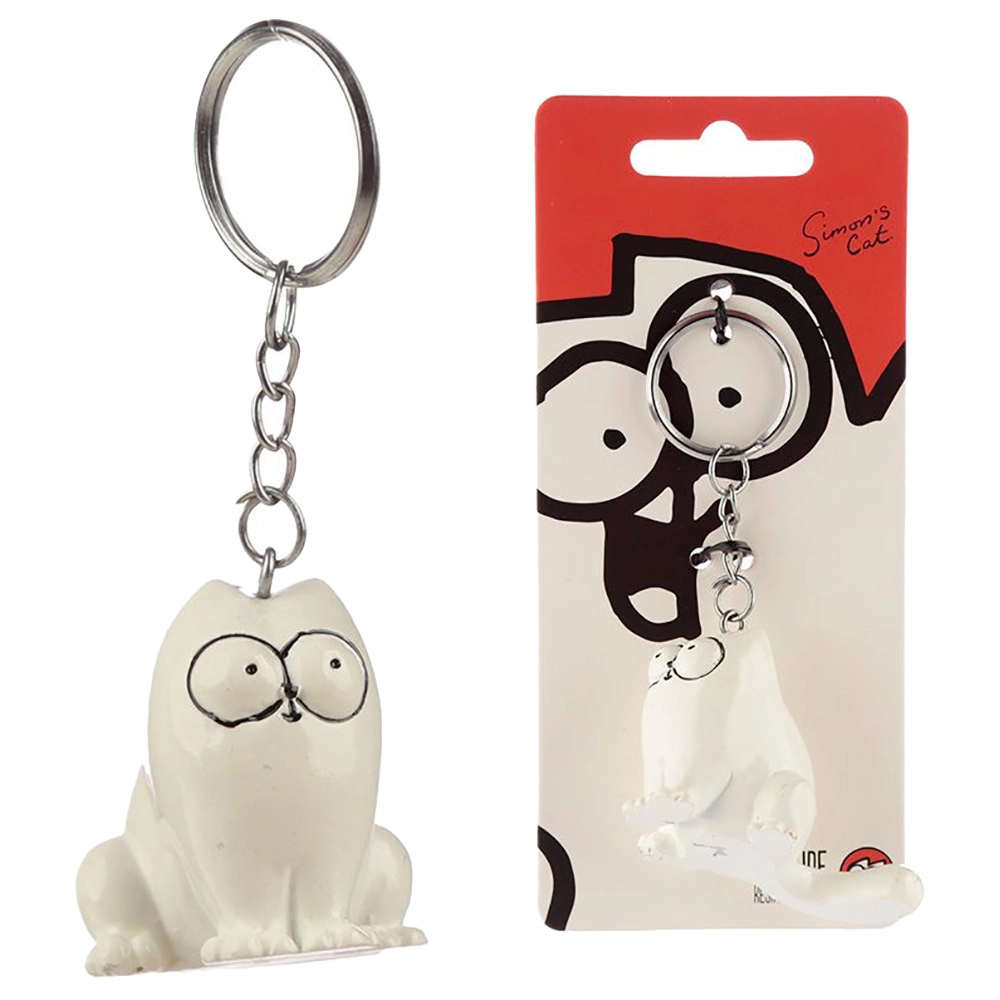 Puckator Simon's Cat Keyring - Sitting