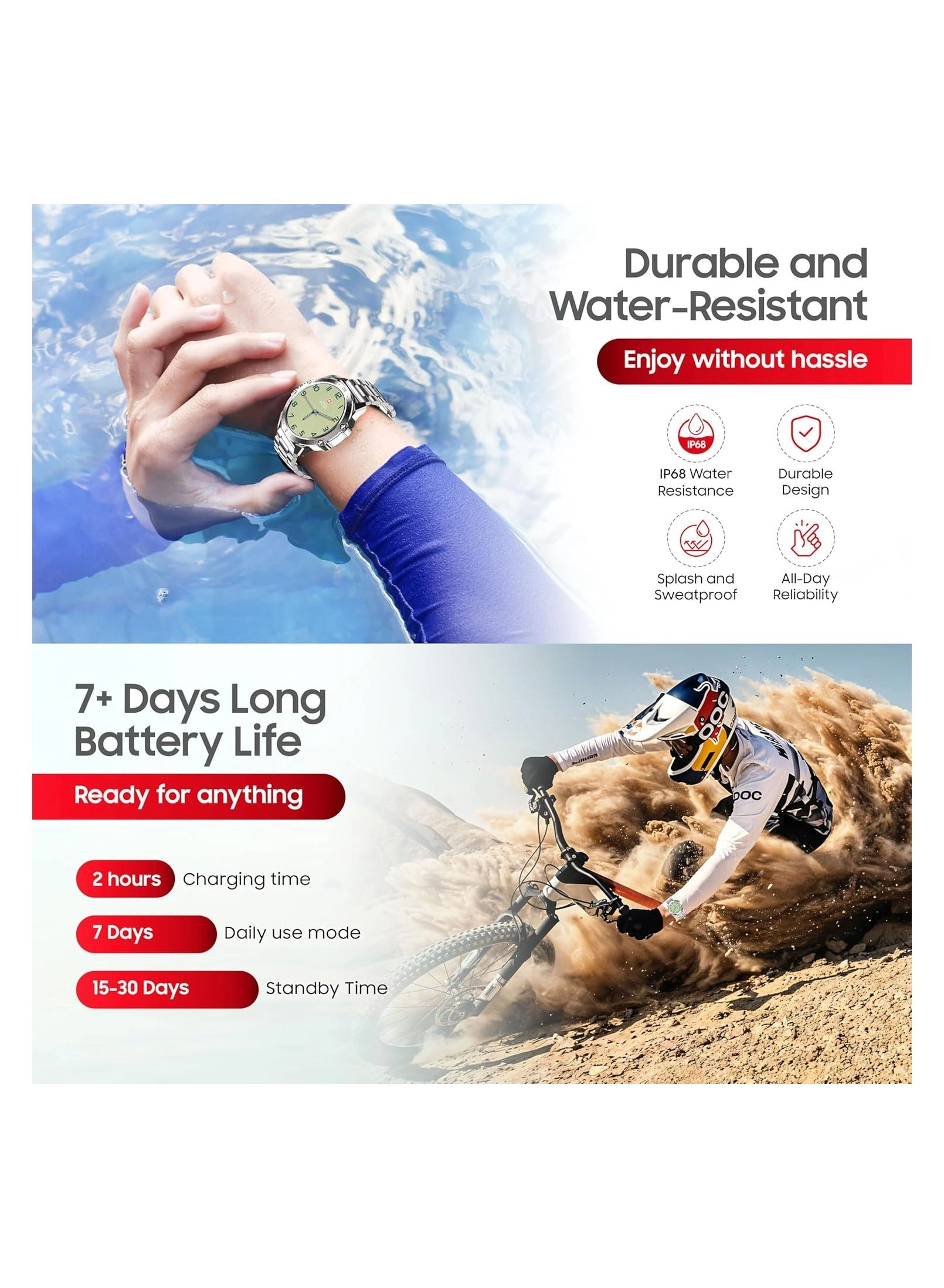 DOM5 - 1.43" Silver Frame