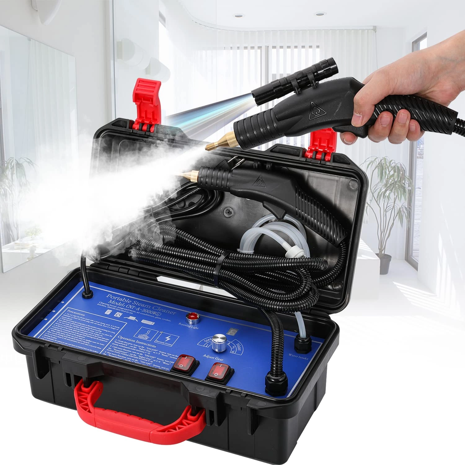 Moongiantgo Handheld Steam Cleaner - 1700W 220V Tankless
