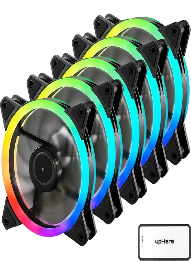 upHere RGB Series Case Fan - 5 Pack 120mm