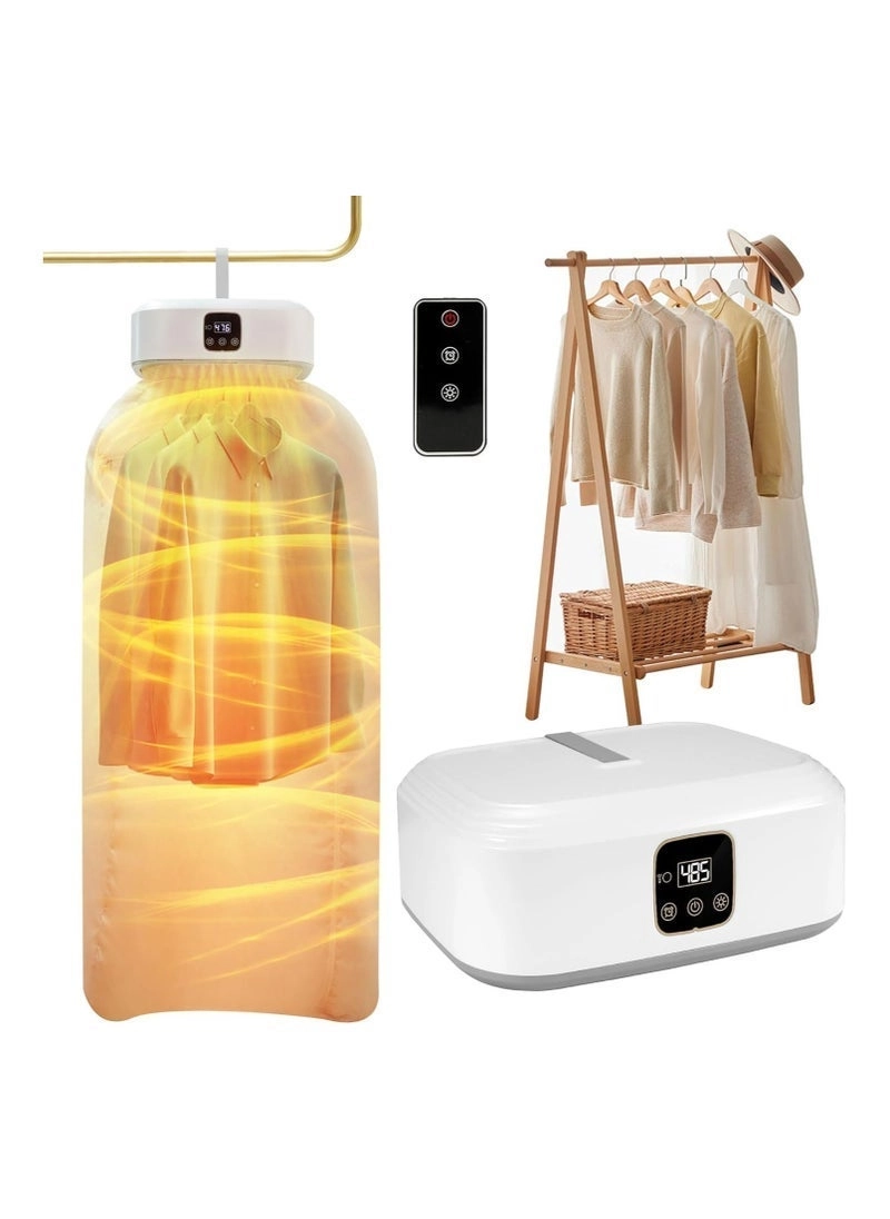 Portable Clothes Dryer - Foldable Remote Control Fast Drying