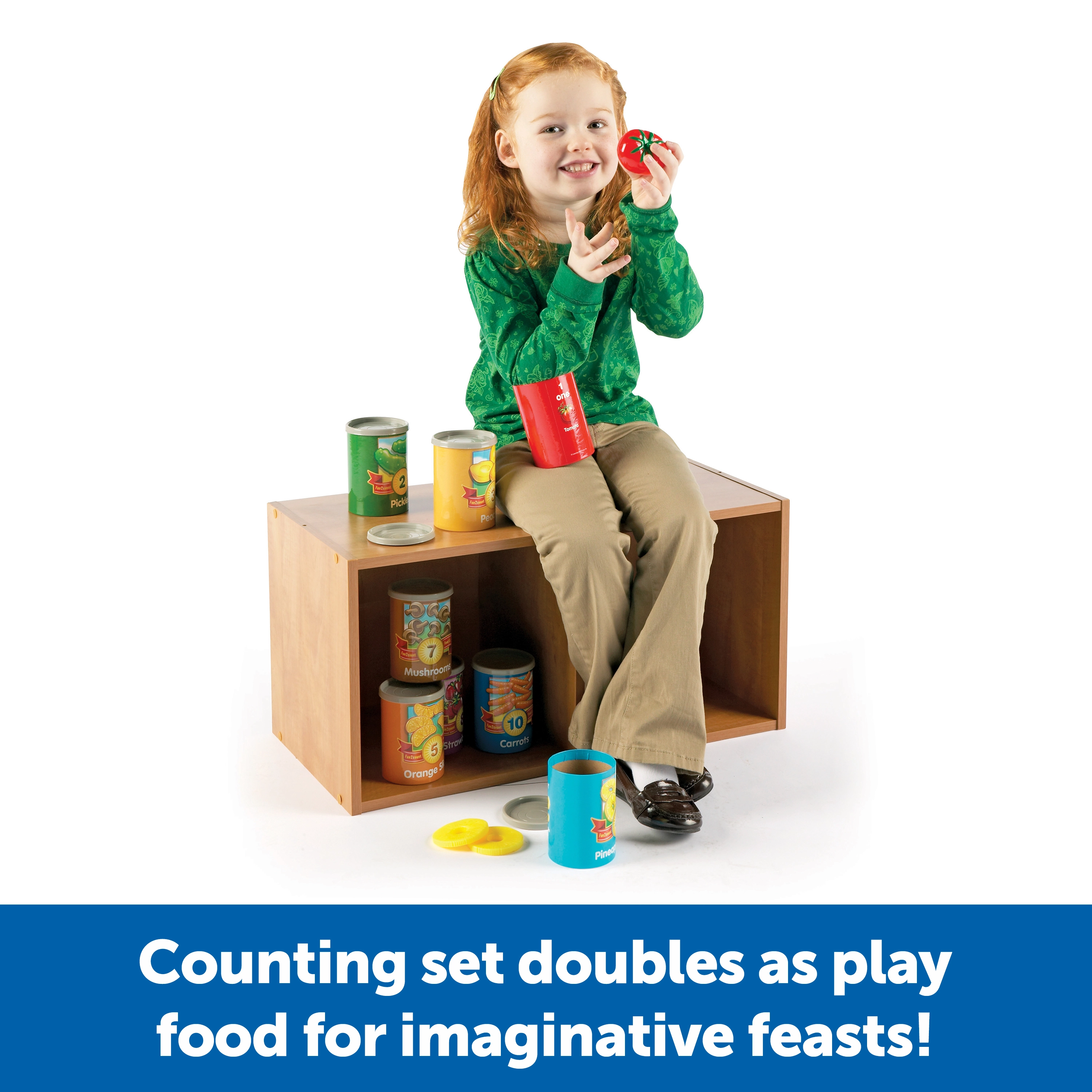 1 To 10 Counting Cans - Suitable for 3 years & above 55 pieces