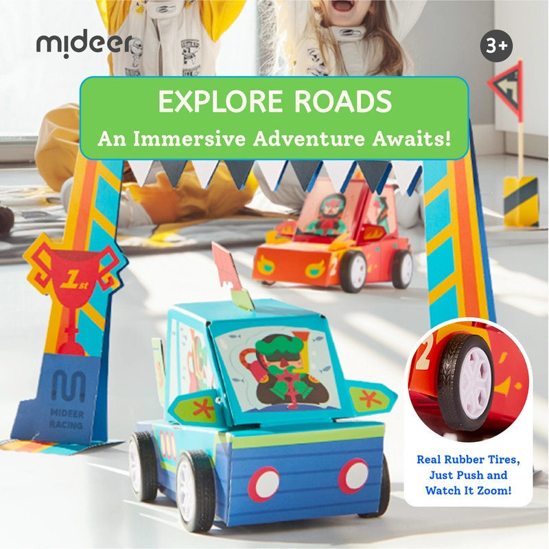 Paper Craft DIY Kit - Dream Racer - 3+ years