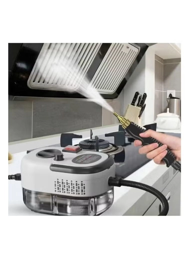High-Pressure Steam Cleaner - Multi-Purpose Multiple Brush Attachments