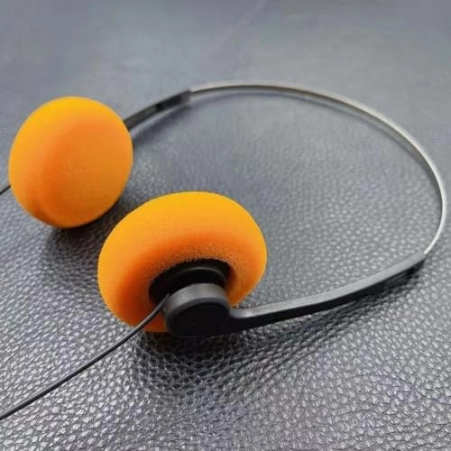 Retro Over-Ear Earphones - Wired Headphone