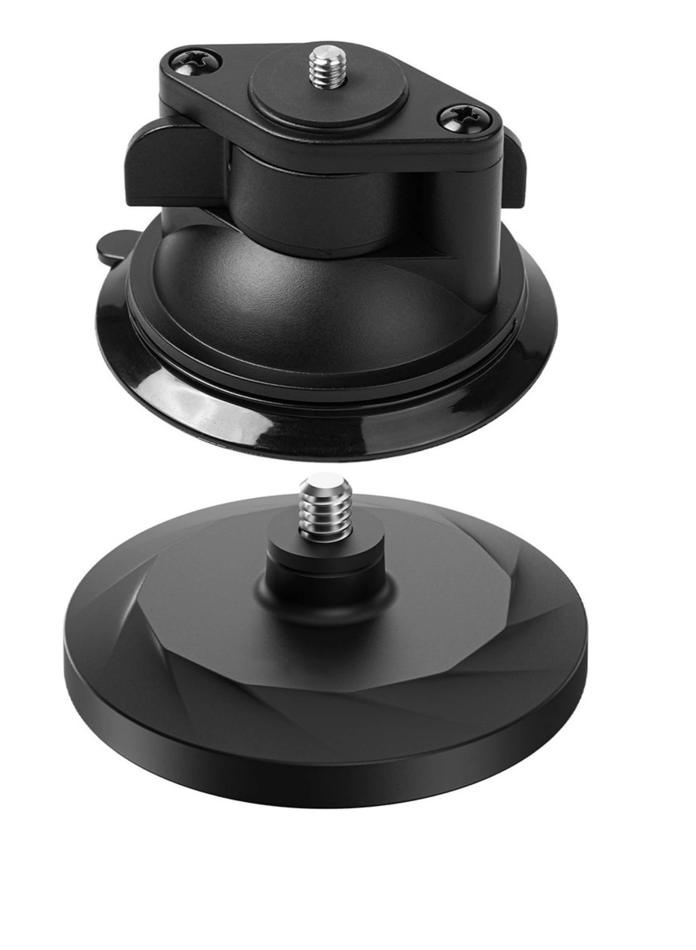 Excefore Sport Camera Steering Bracket - 1/4"-20 Thread + Magnetic Suction Base - For DJI Osmo Pocket 3 For Insta360 GO 3