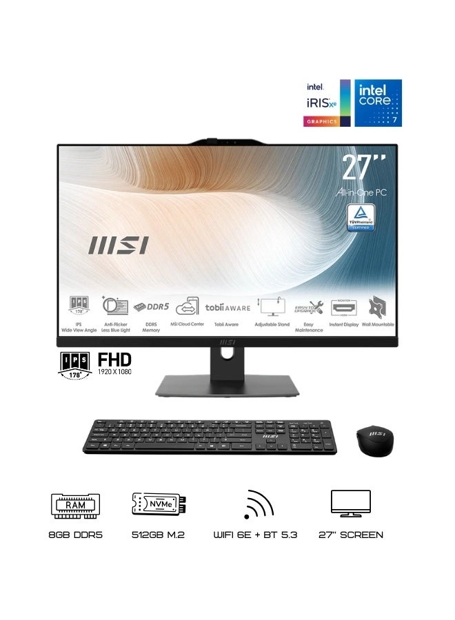 MSI AM272P - 8 GB 27 inch Intel Core 7-150U