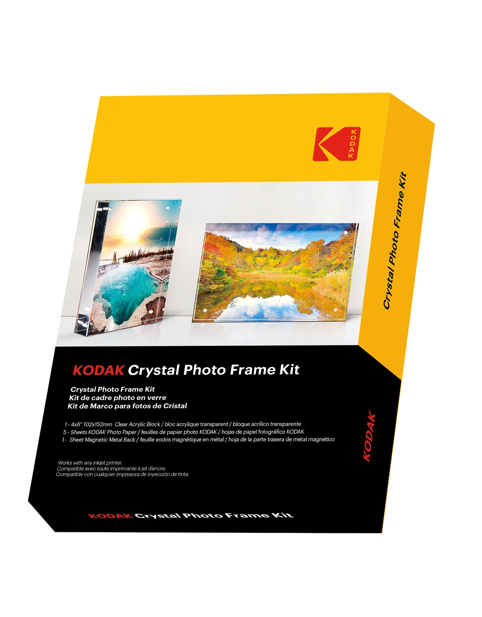 Crystal Photo Frame Kit - 4 x 6” (10x15 cm)