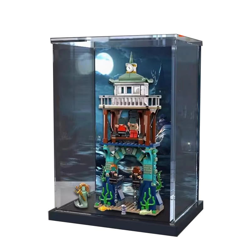HCAEIOFJ Acrylic Display Case - Triwizard Tournament The Black Lake Goblet of Fire