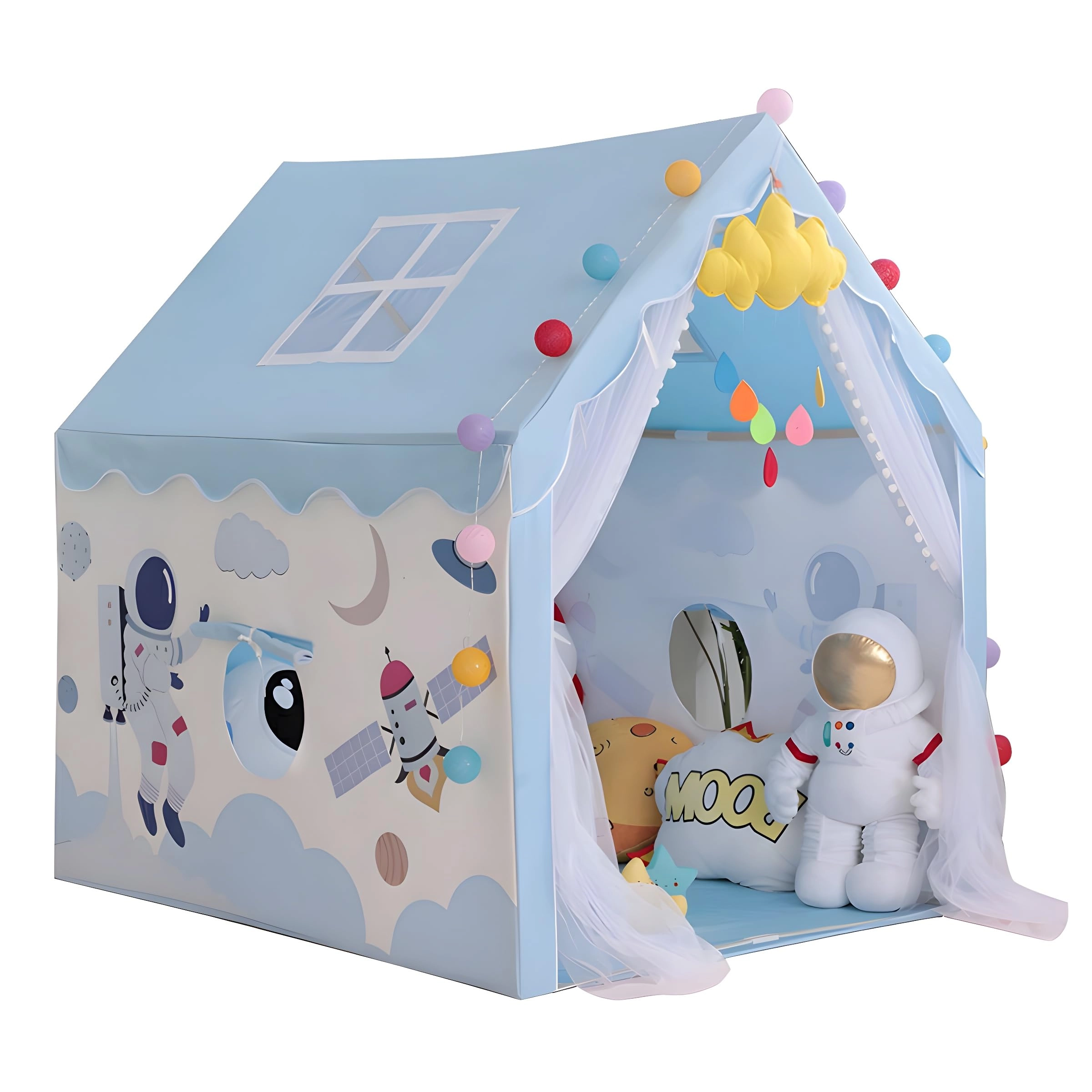 Portable Castle Playhouse - Medium PURPLE