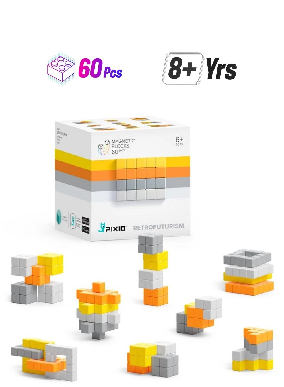 Pixio Retrofuturism - Robots 60pcs