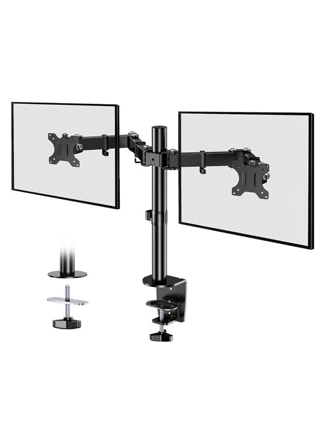 Dual Monitor Arm - 2 13-27 inch 75x75 mm 100x100 mm