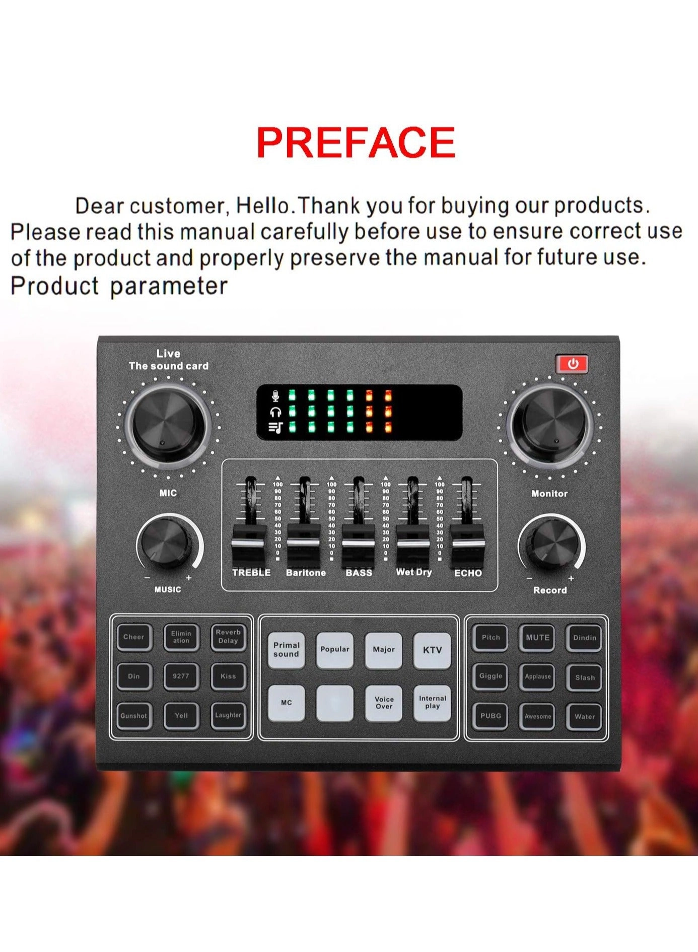 Live V9 + BM800 Wireless Microphone Kit