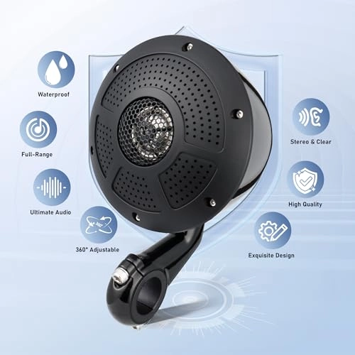 Motorcycle Bluetooth Amplifier & Speakers - 2