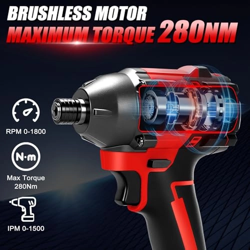 Impact Driver - 1/4" 2500 In-lbs Brushless