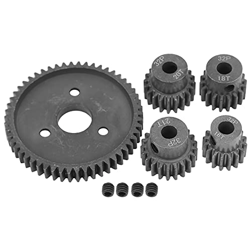 Spur 54T Gear 32P Motor Pinion Gears - Metal Compatible with Slash 2WD