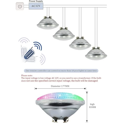 LED Ring Fountain Light