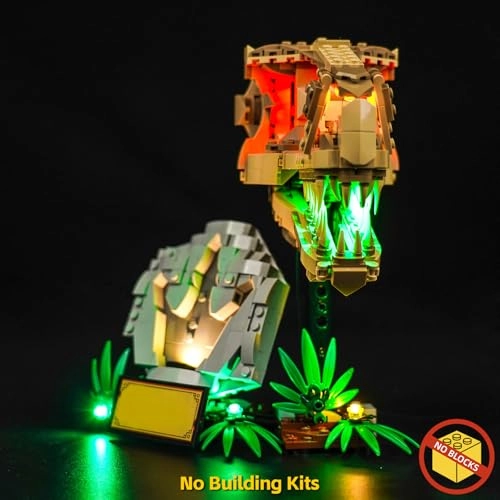 LED Light Set for LEGO Dinosaur Fossils: T. rex Skull 76964 - Copper