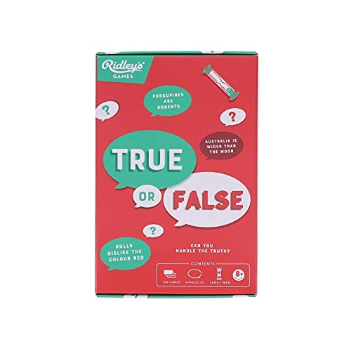 True or False - 100 game cards 4 voting paddles