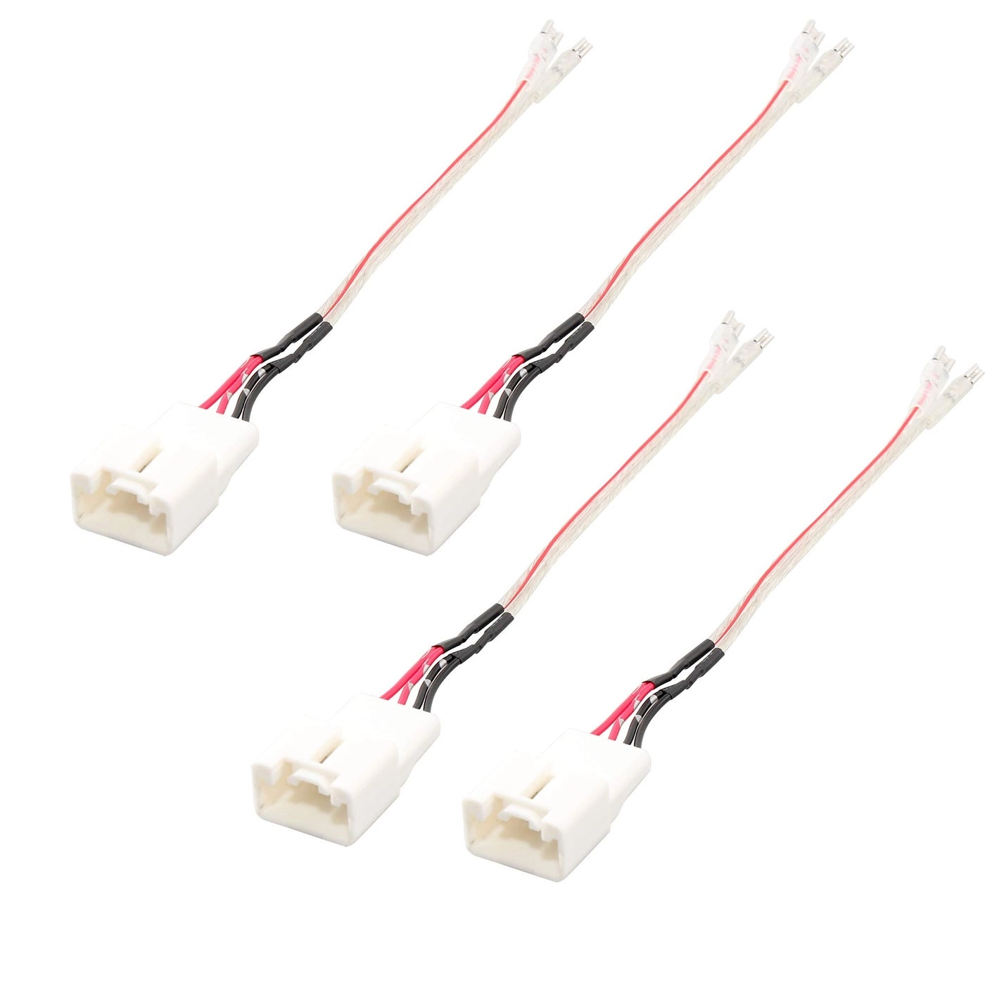 Front Rear Door Speaker Wiring Harness - 4 PCS Ford Mazda
