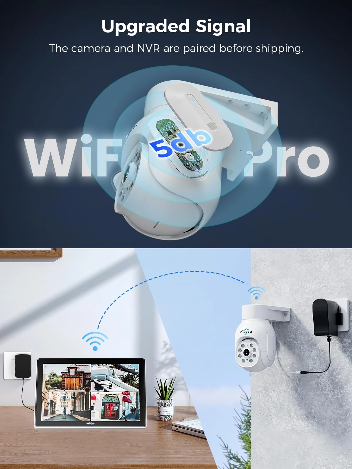 Wireless Security Camera System - 10CH