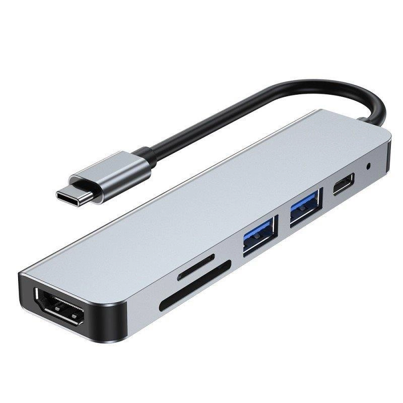 Trands 6-in-1 USB-C Hub