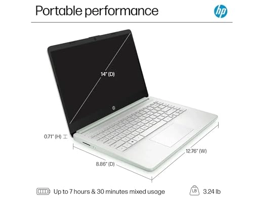 14 Laptop Computer Laptop 14-dq6011dx - 14'' N150 16GB DDR4 128GB UFS + 256GB MSD Card