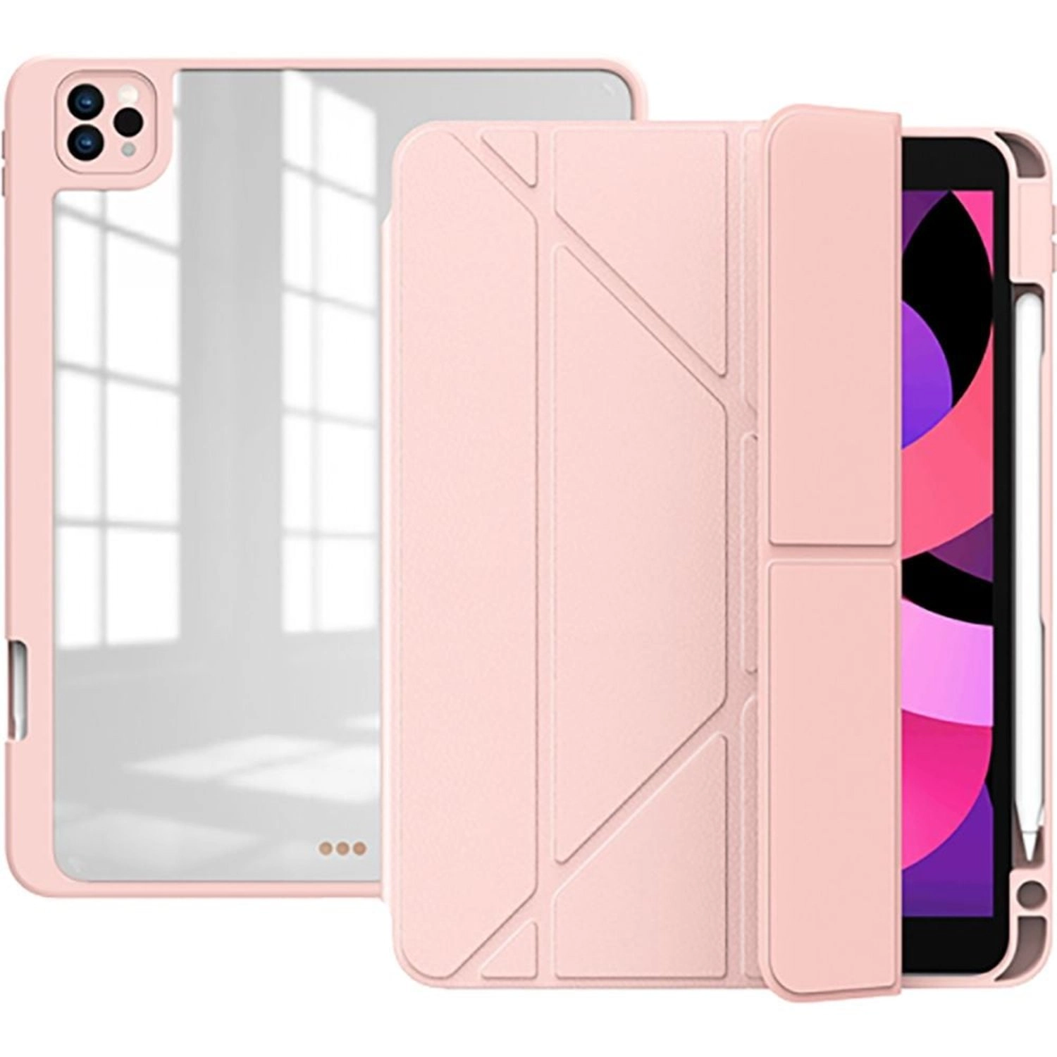 Tri-fold Folio Case with Pencil Holder for iPad Pro 12.9-inch