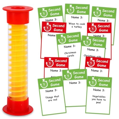 JarThenaAMCS 5 Seconds Hourglass Game Kit - 91 pcs