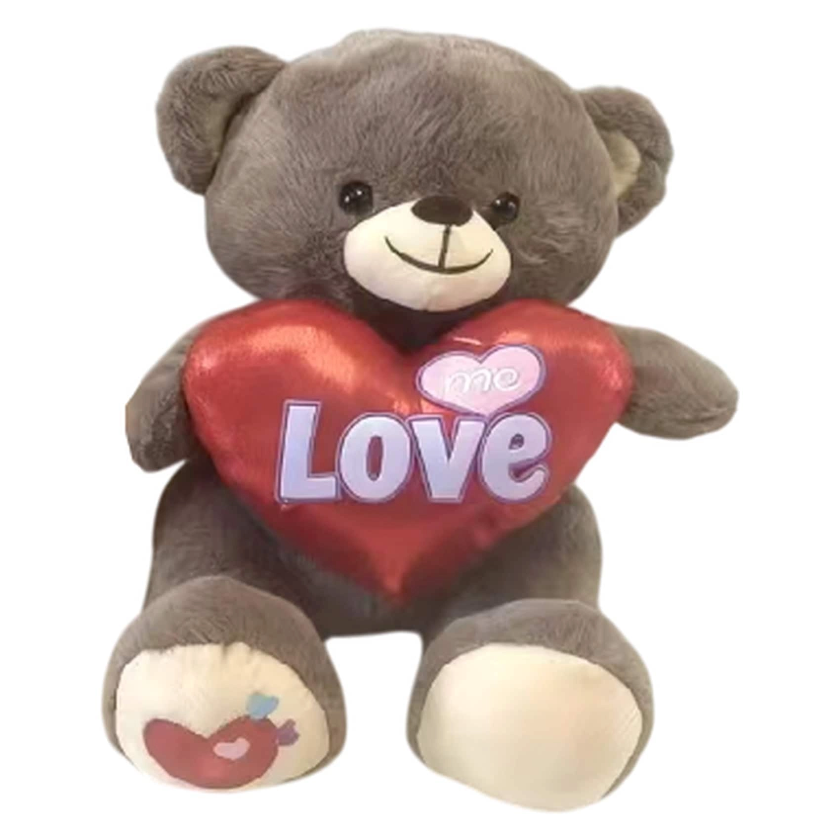 Carrefour Teddy With Heart XJ720 - 30 cm Plush