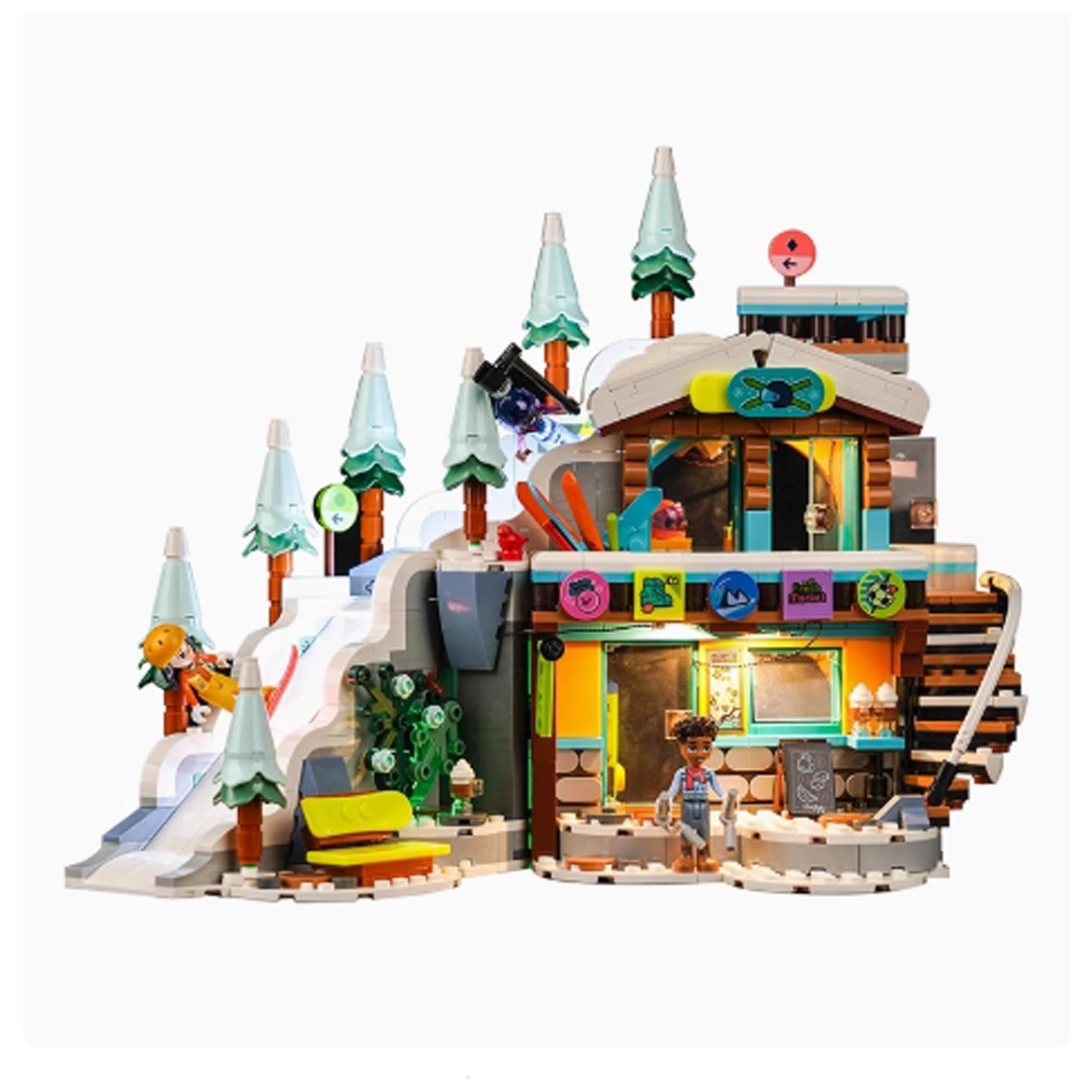 FEIFANBOYANG LED Light kit - for Lego 41756 Holiday Ski Resort Model Classic